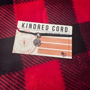 NEW Alex and Ani Love Tokens Butterfly Kindred Pull Cord Silver Bracelet